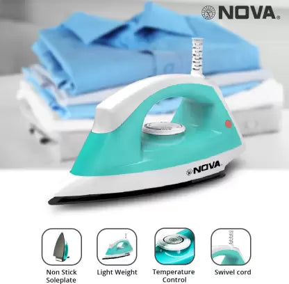 Nova Plus Amaze NI 45 1200 W Dry Iron (Turquoise & White
