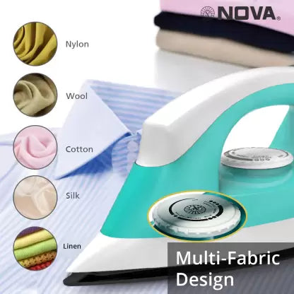 Nova Plus Amaze NI 45 1200 W Dry Iron (Turquoise & White