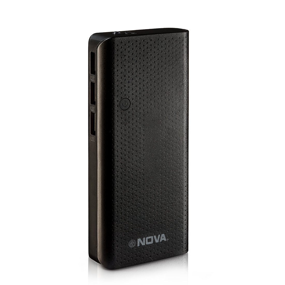 Nova 10000 mAh Power Bank Black Lithium ion Pocket Power Bank Nova India