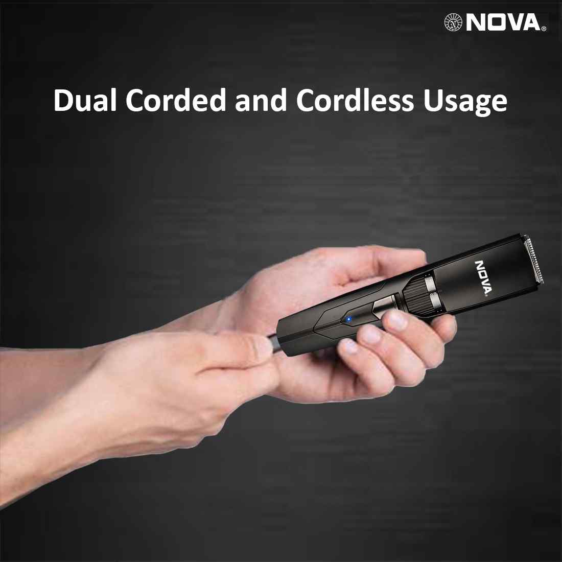Nova NHT 1052 USB Runtime: 90 min Trimmer for Men view 3