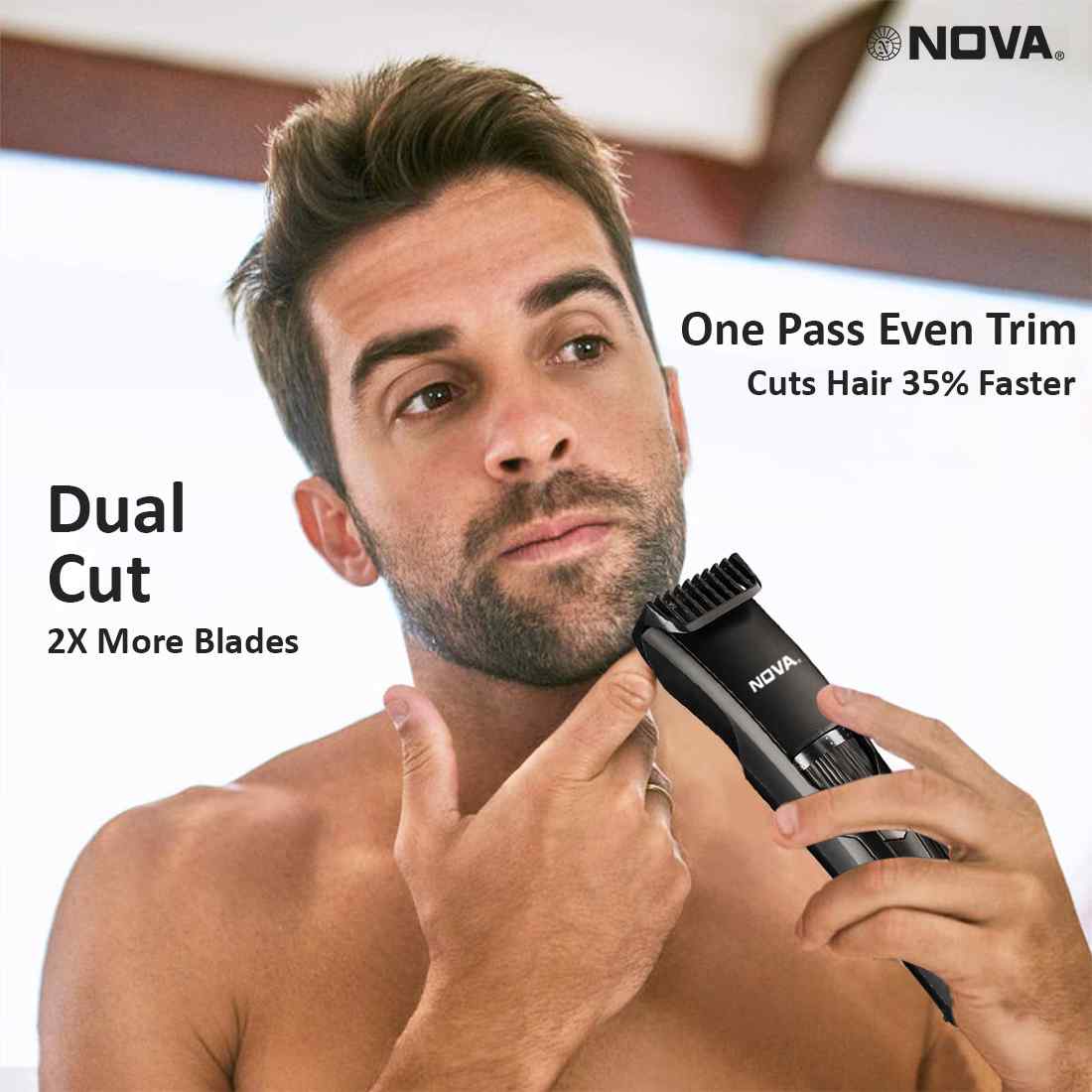 Nova NHT 1052 USB Runtime: 90 min Trimmer for Men view 4