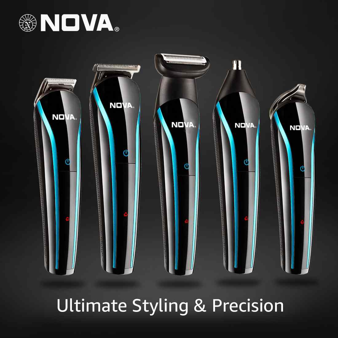 ノヴァセット Best Beard Styler For Men | Nova NG 1152 Grooming Kit for Men
